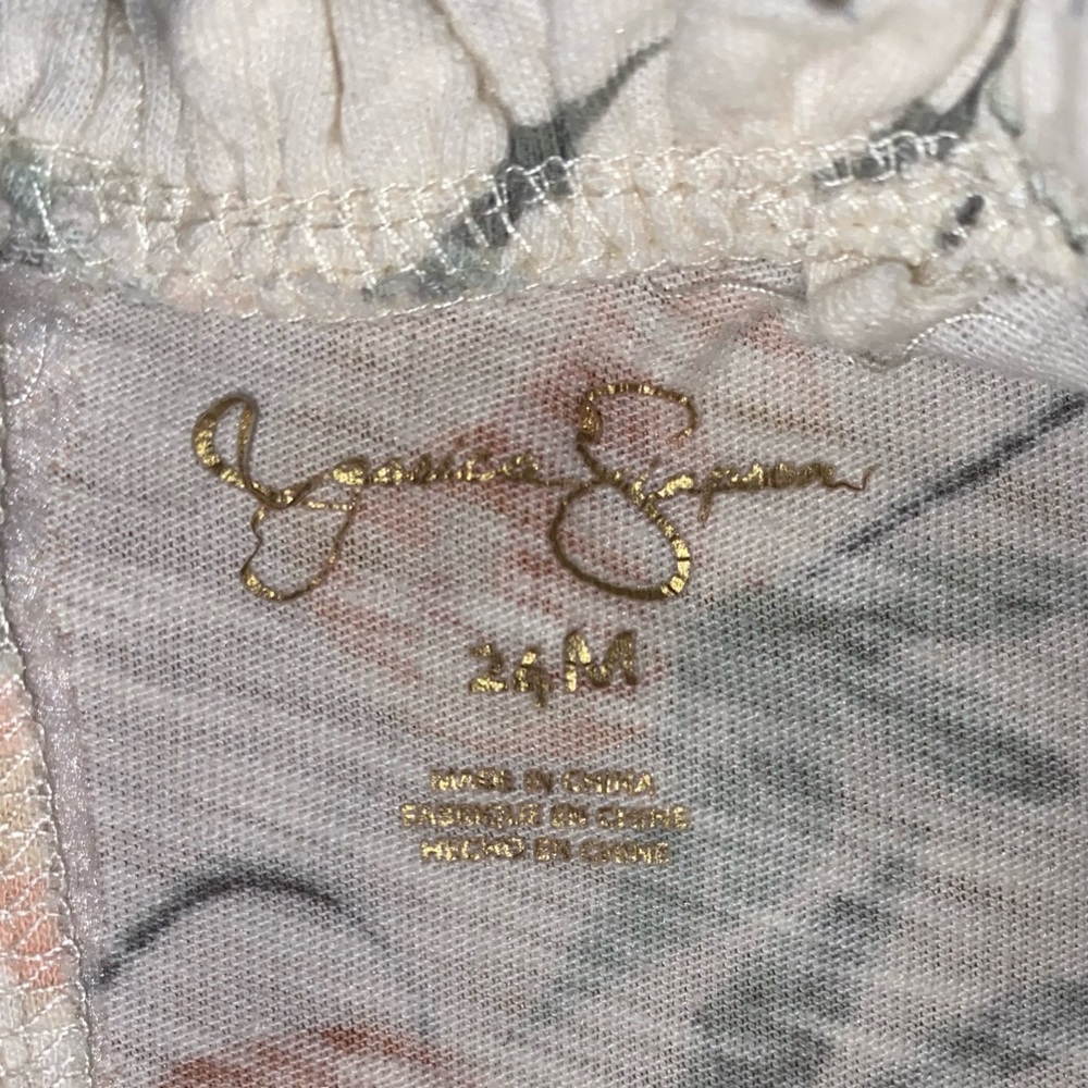 Jessica Simpson Sleeveless Floral Print Top Size 24 Months - Picture 3 of 4